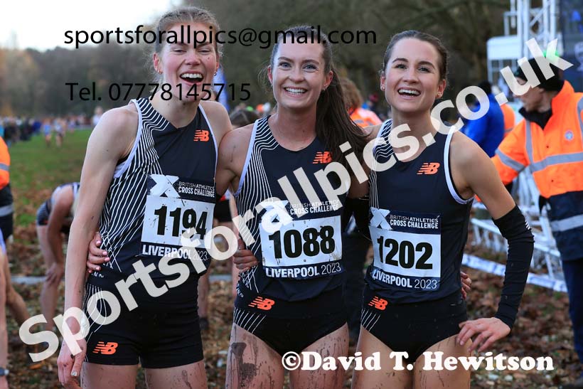Senior Women and Under-23s, 2023 British Athletics Cross Challenge, Sefton Park, Liverpool. Photo: David T. Hewitson/Sports for All Pics